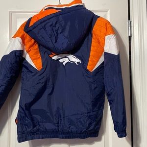 Broncos  thick pullover with hood
